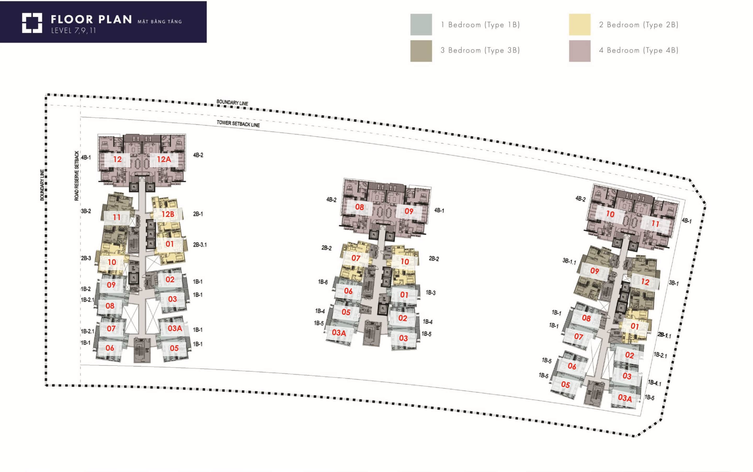 Floor plan of Metropole Thu Thiem apartment 4
