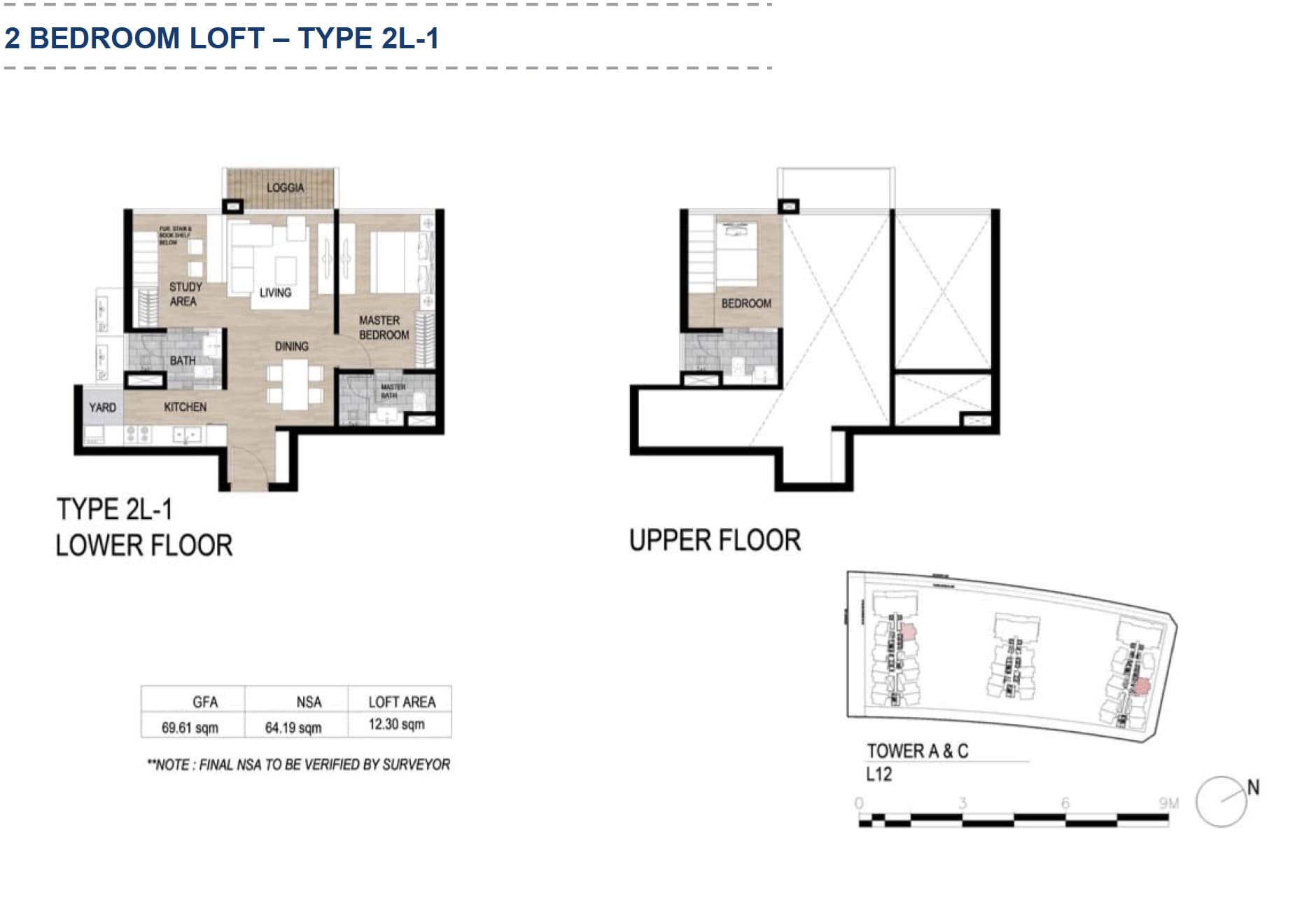 Floor plan of loft Metrople apartment 12