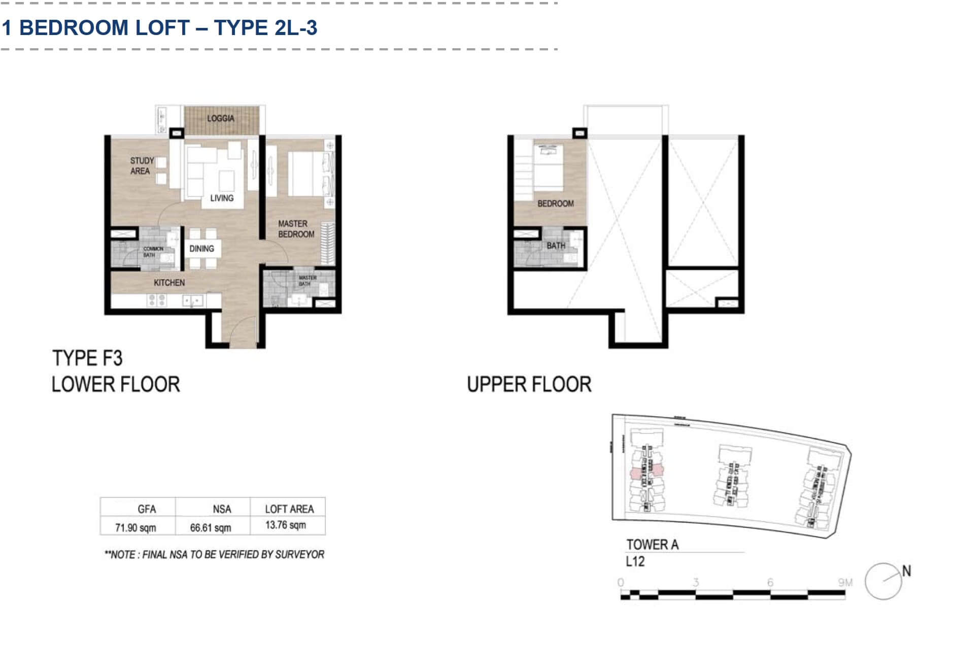 Floor plan of Metrople loft apartment in District 2 1