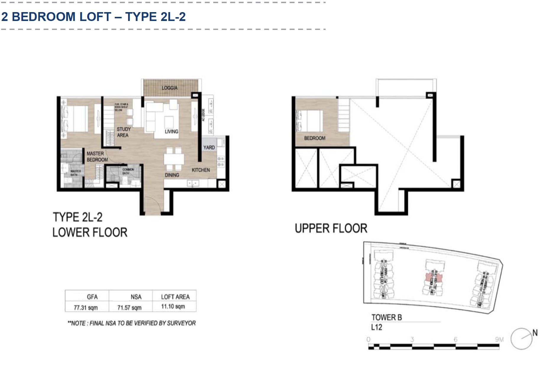 Floor plan of Metrople loft apartment in District 2