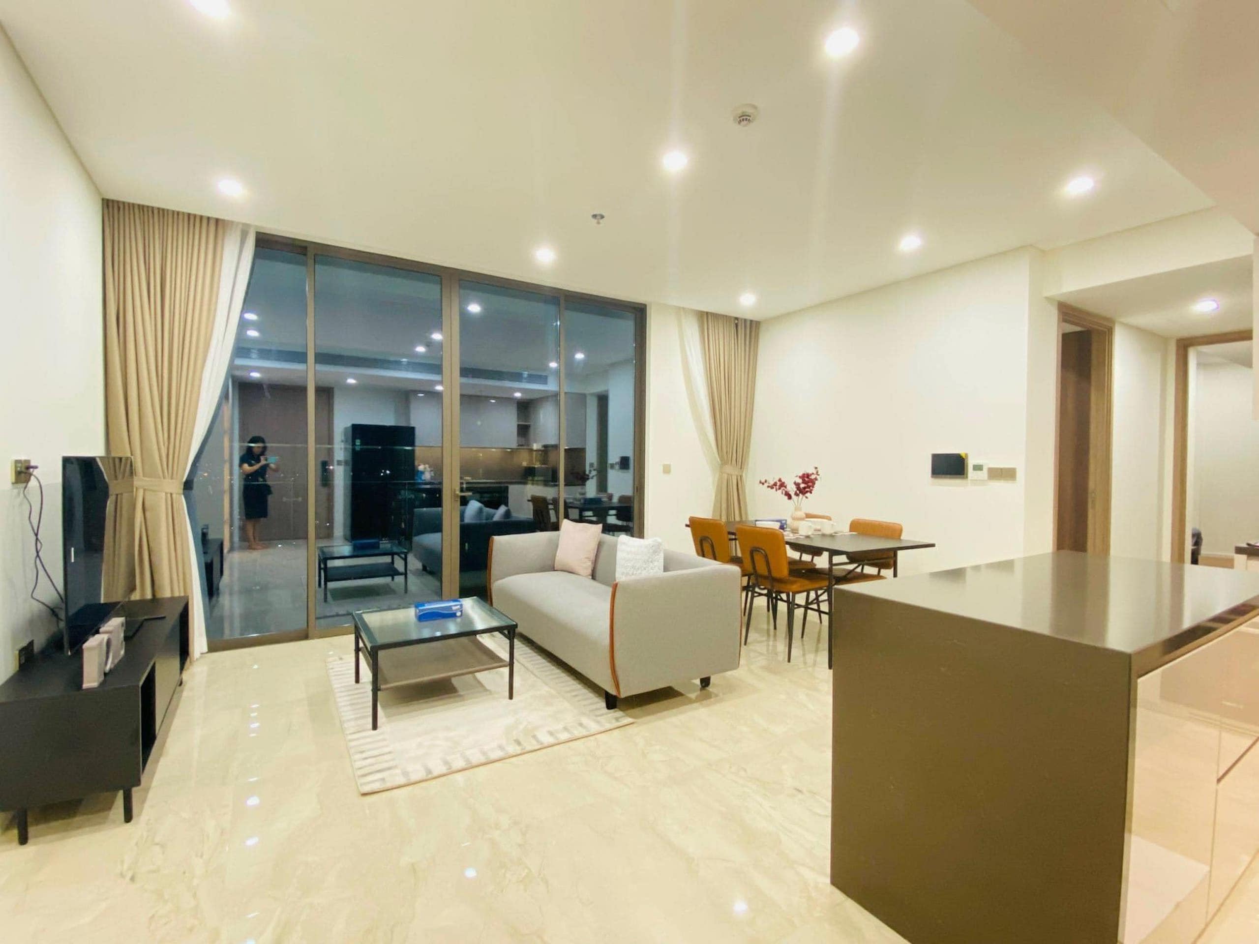 Cho thuê căn hộ 2 phòng ngủ Thảo Điền Green 87m2, full nội thất cao cấp, giá thuê 49 triệu