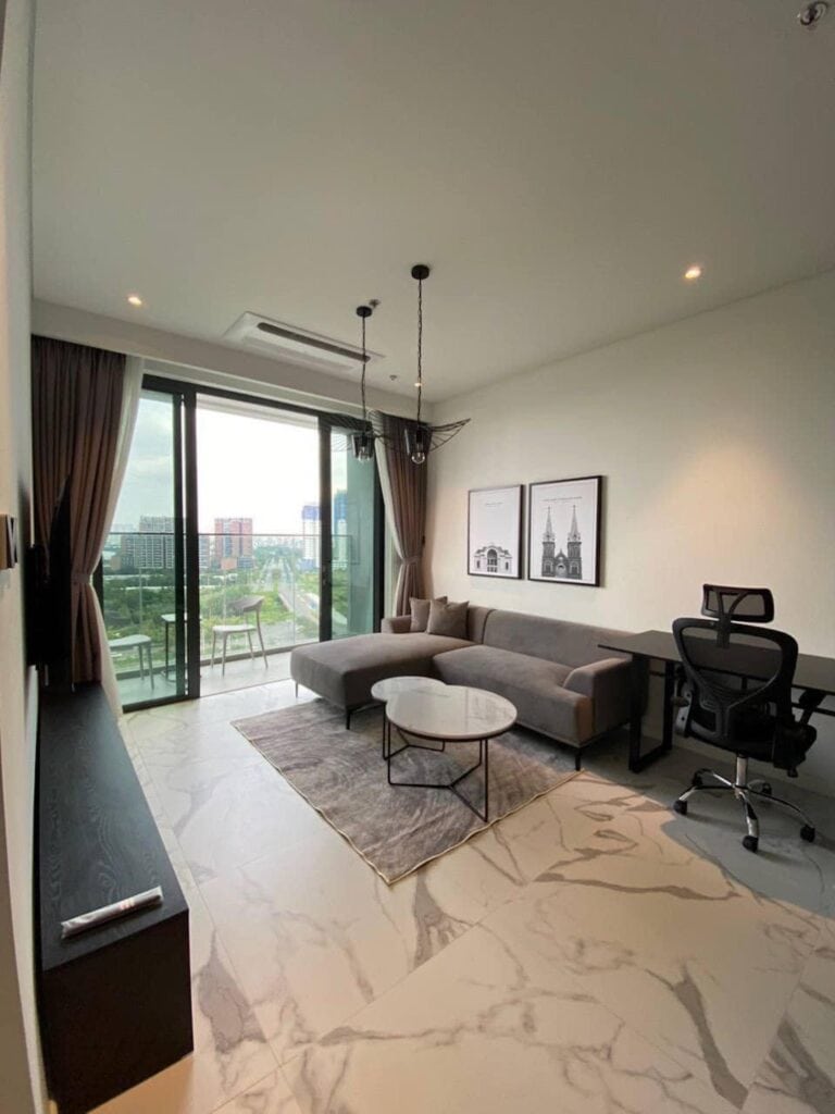 Bán Căn Hộ 2PN The Crest Thủ Thiêm 83m2, View Lanmark 81 - Image 2