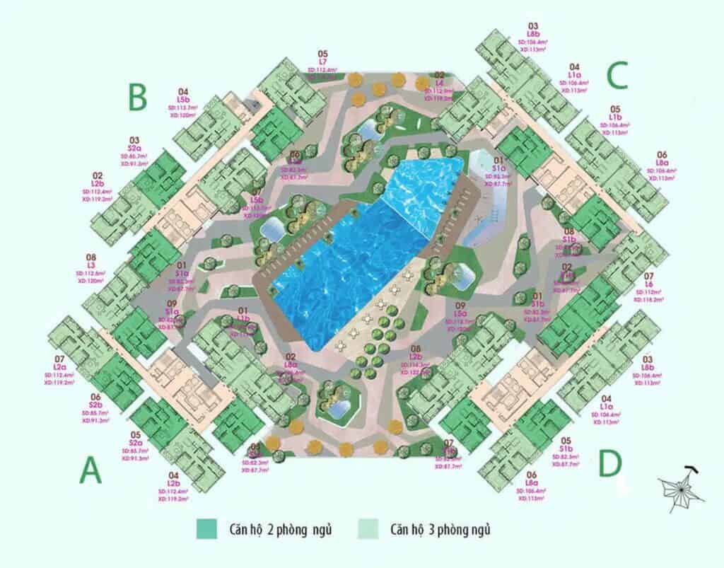 Layout Mat Bang Can Ho Sadora Khu Do Thi Sala Copy City Rise City Rise