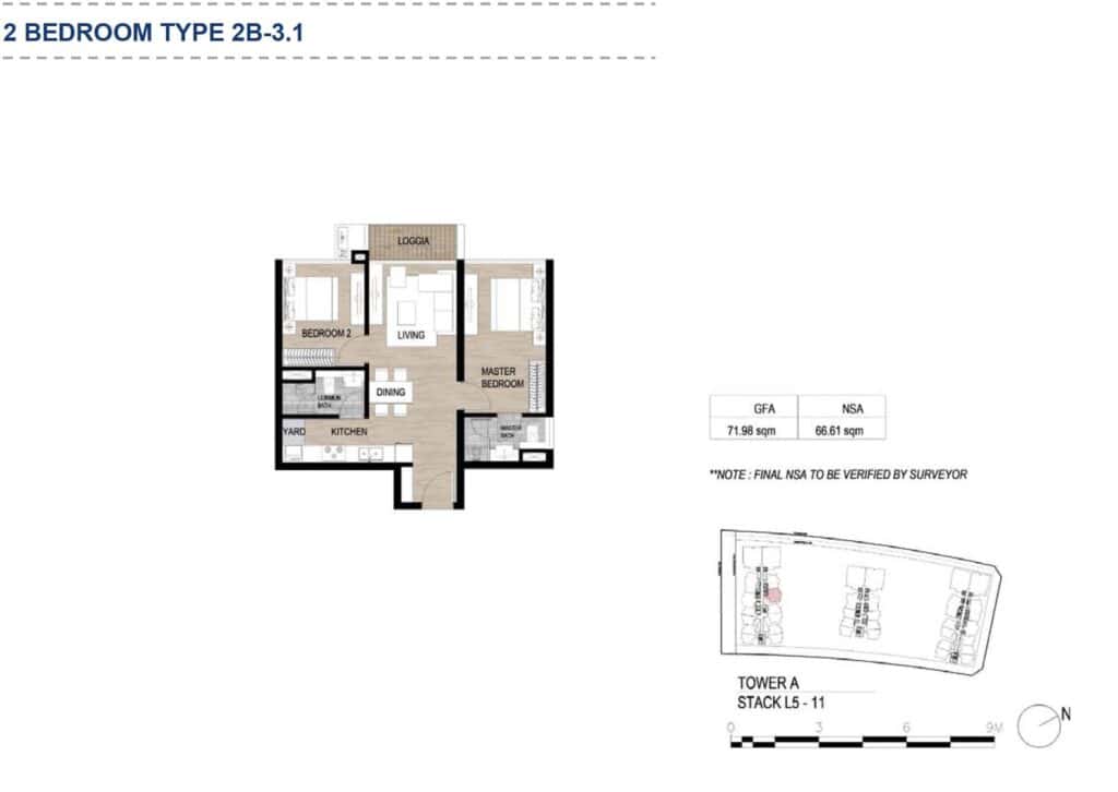 Mat Bang Can Ho 2 Phong Ngu Galleria Metropole Thu Thiem Tp Thu Duc Type 2b31 City Rise