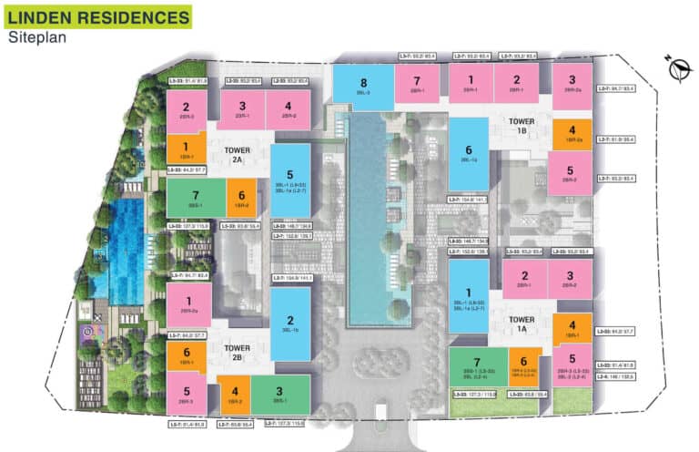 Layout Căn Hộ Tháp Linden Residences – Empire City Thủ Thiêm