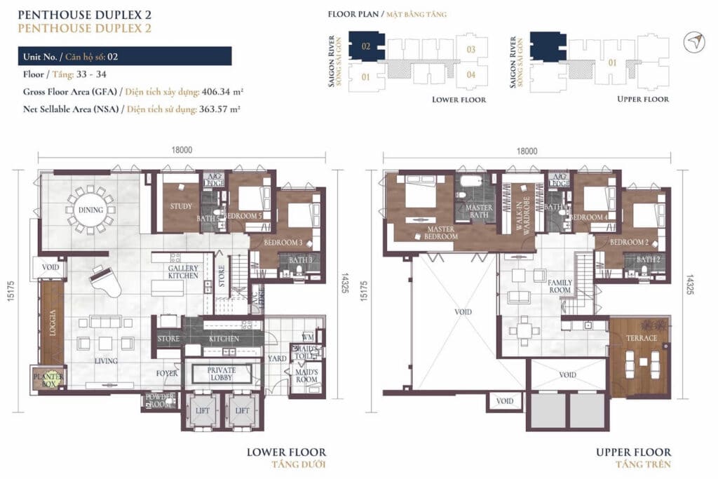 Mat Bang Can Ho Penthouse Duplex Altaz Feliz En Vista Penthouse 02 City Rise