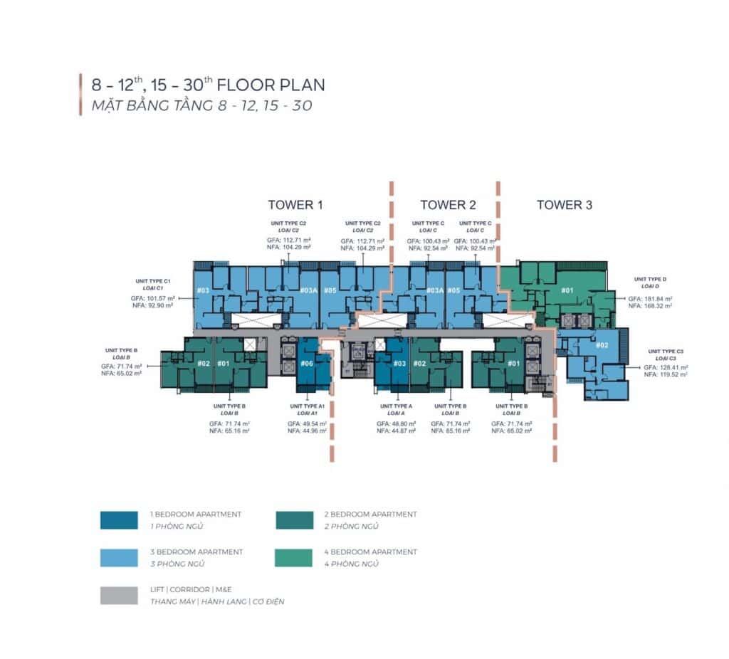Mat Bang Can Ho Q2 Thao Dien Frasers Tp Thu Duc Tang Dien Hinh City Rise