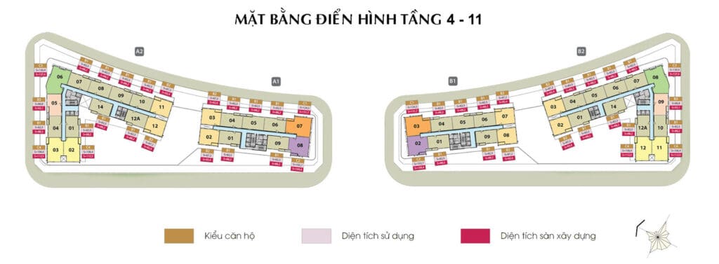 Mat Bang Can Ho Sarimi Khu Do Thi Sala Dai Quang Minh Thu Thiem Tp Thu Duc Tang 4 11 City Rise