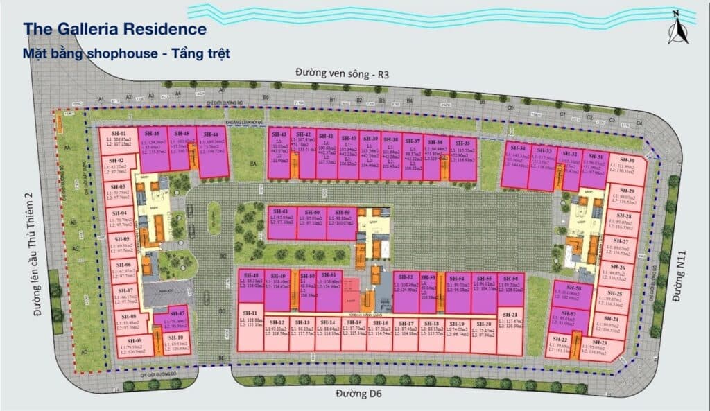 Mat Bang Can Ho Shophouse The Galleria Metropole Thu Thiem Tang Tret City Rise