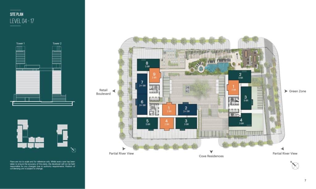 Mat Bang Can Ho Thap Narra Residences Tang 4 17 City Rise