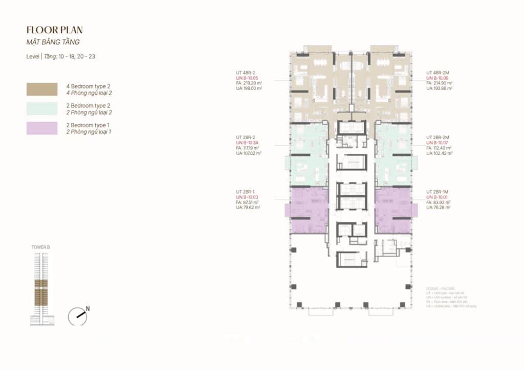 Mat Bang Can Ho The Opusk Residence The Metropole Thu Thiem Tp Thu Duc Tang 10 18 20 23 City Rise