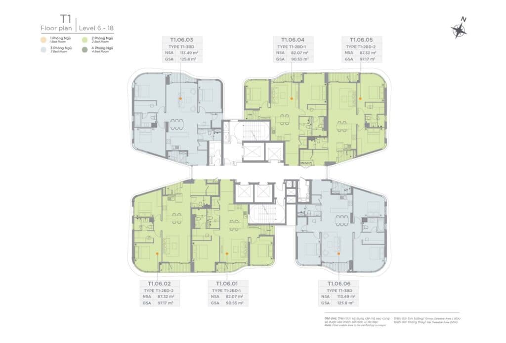 Mat Bang Tang Can Ho Zeit River Thu Thiem Tp Thu Duc Thap T1 Tang 6 18 City Rise