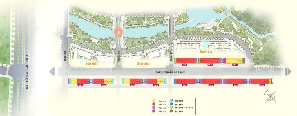Mat Bang Tong The Shophouse Nguyen Co Thach Kdt Sala Thu Thiem Tp Thu Duc City Rise