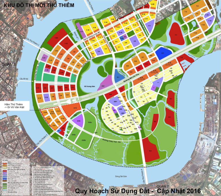 Tổng quan quy hoạch Khu đô thị mới Thủ Thiêm (QĐ 367)