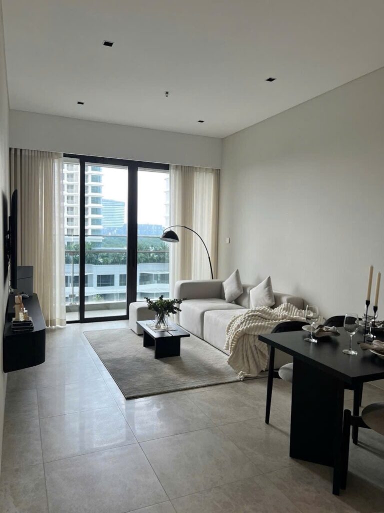 Cho Thuê The River Thủ Thiêm 1 PN 64m² Full Nt Hướng Mát - Hình 5