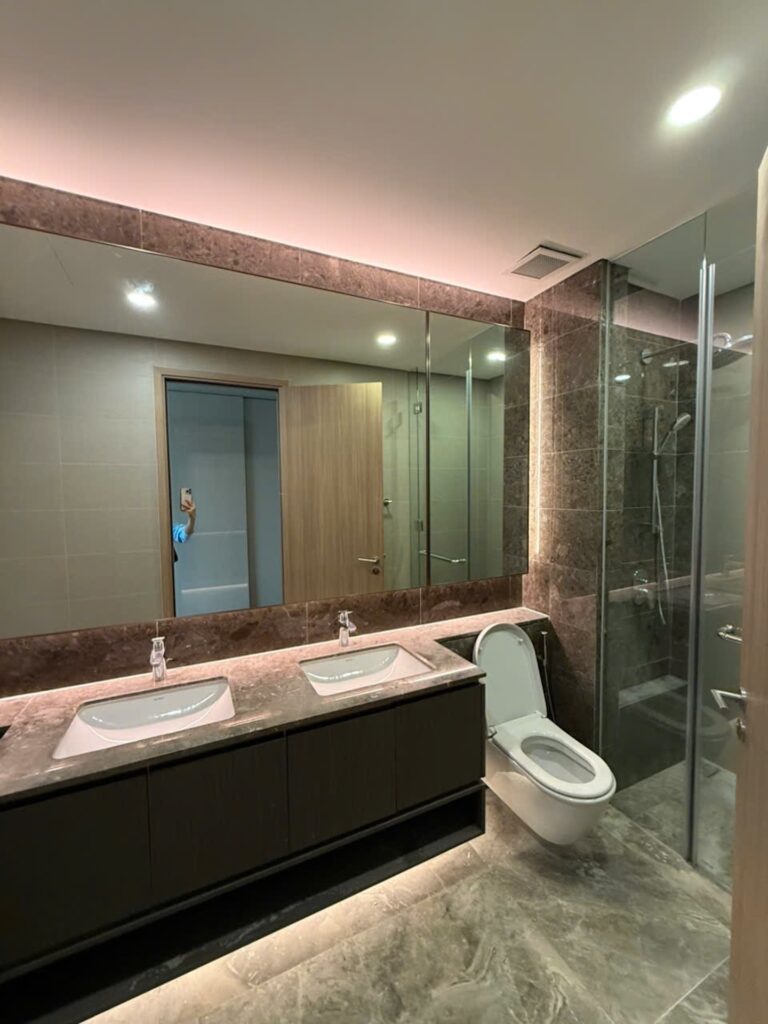 Cho Thuê Căn Hộ 3PN The River Thủ Thiêm Nội Thất Cơ Bản Tầng Trung Hướng Mát - Hình 8