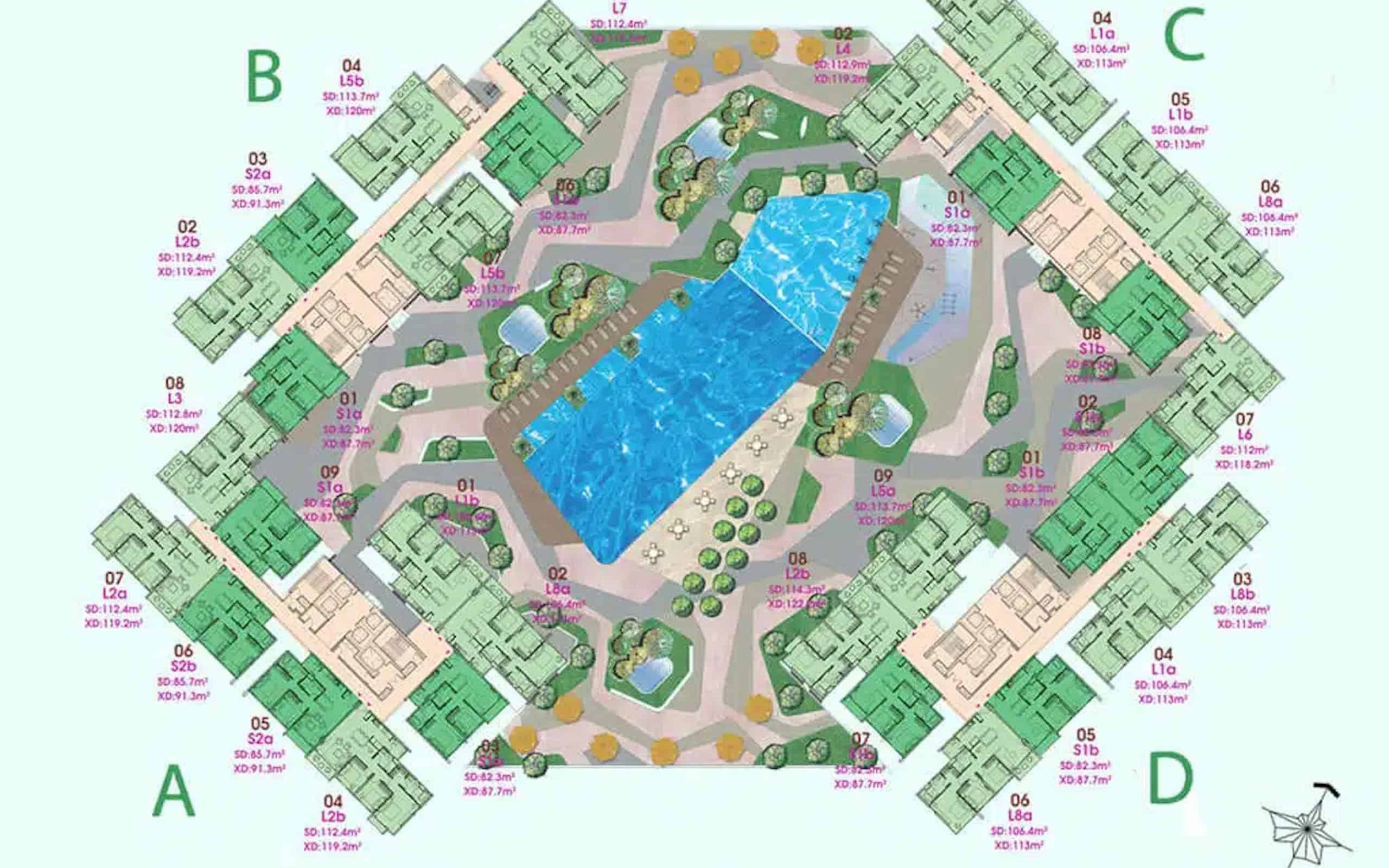 Layout Mat Bang Can Ho Sadora Khu Do Thi Sala Copy City Rise City Rise