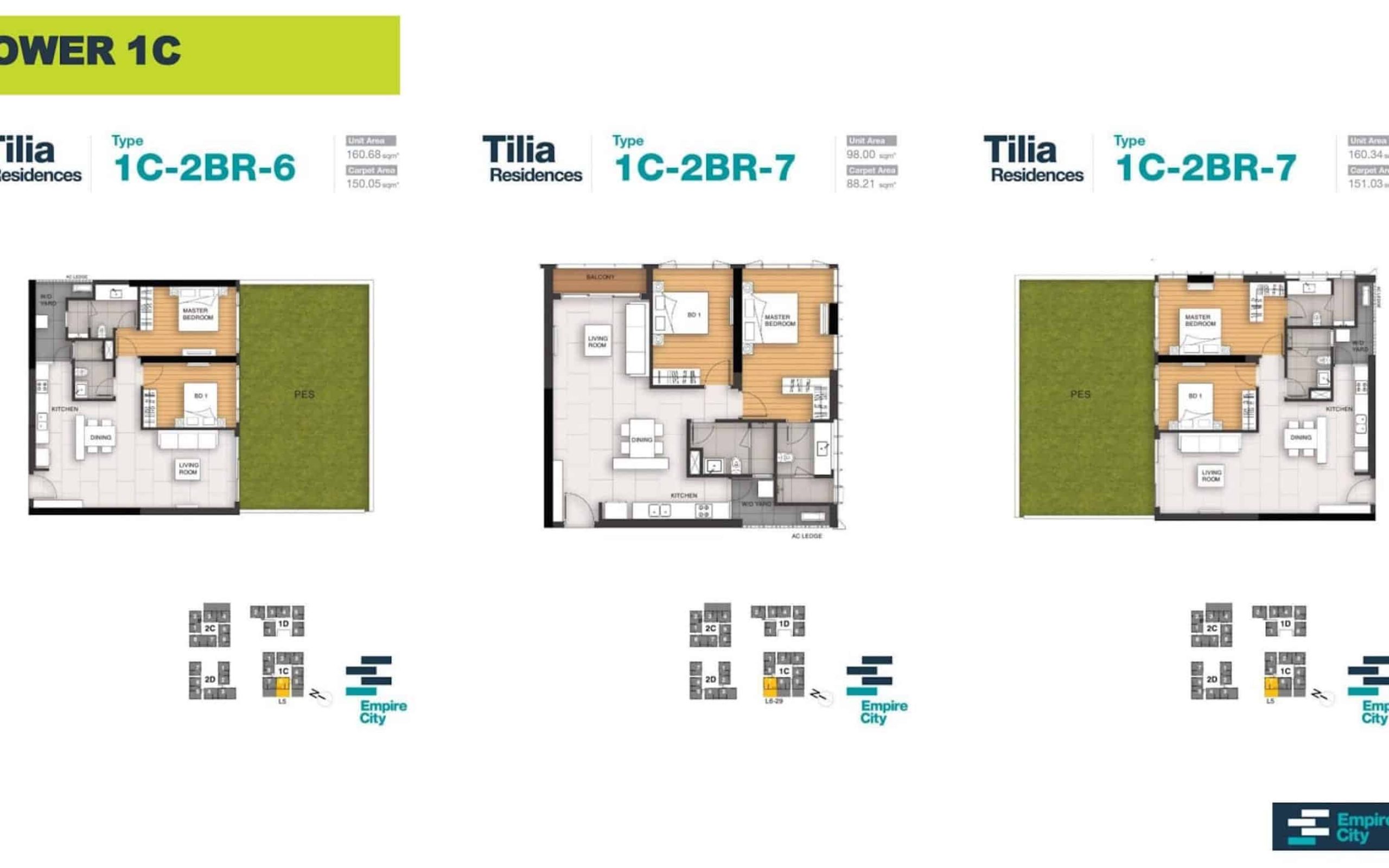 Layout Mat Bang Can Ho Tilia Residences Empire City Thu Thiem 2 Phong Ngu Thap T1c City Rise