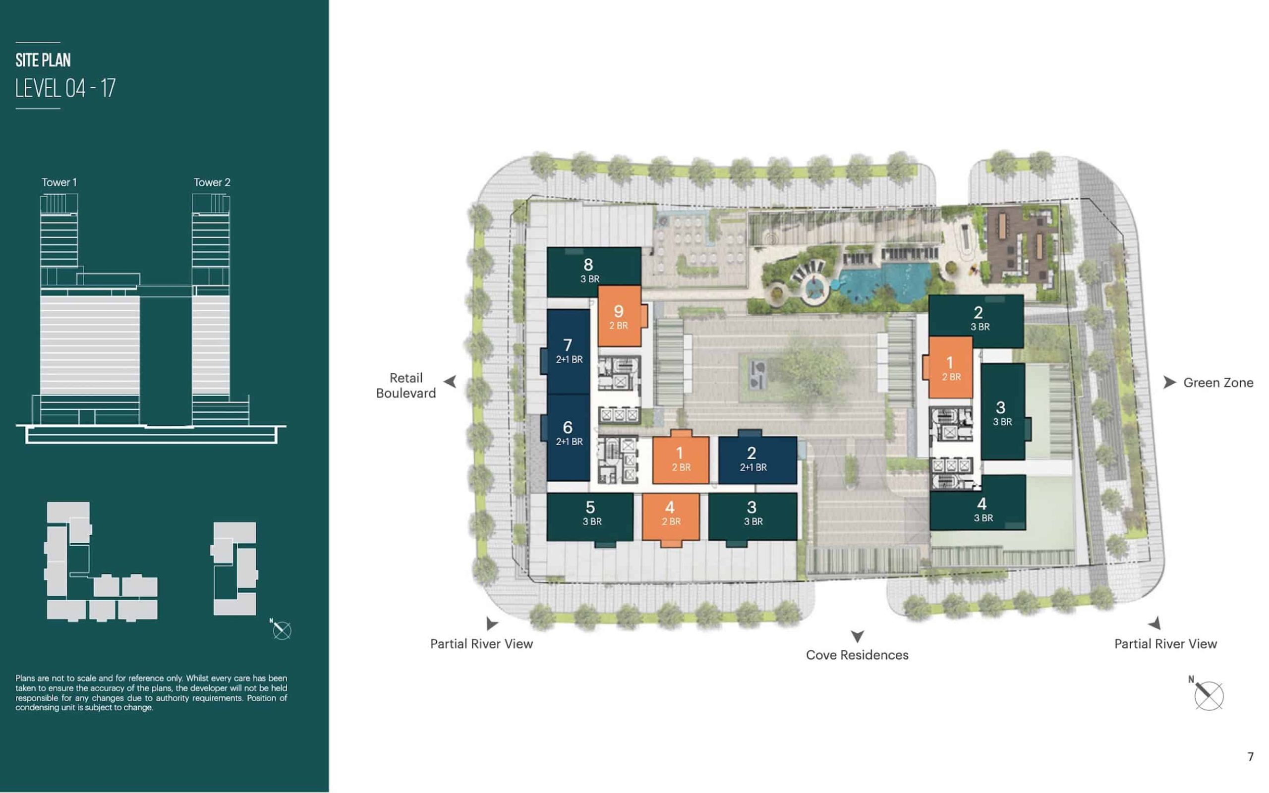 Mat Bang Can Ho Thap Narra Residences Tang 4 17 City Rise