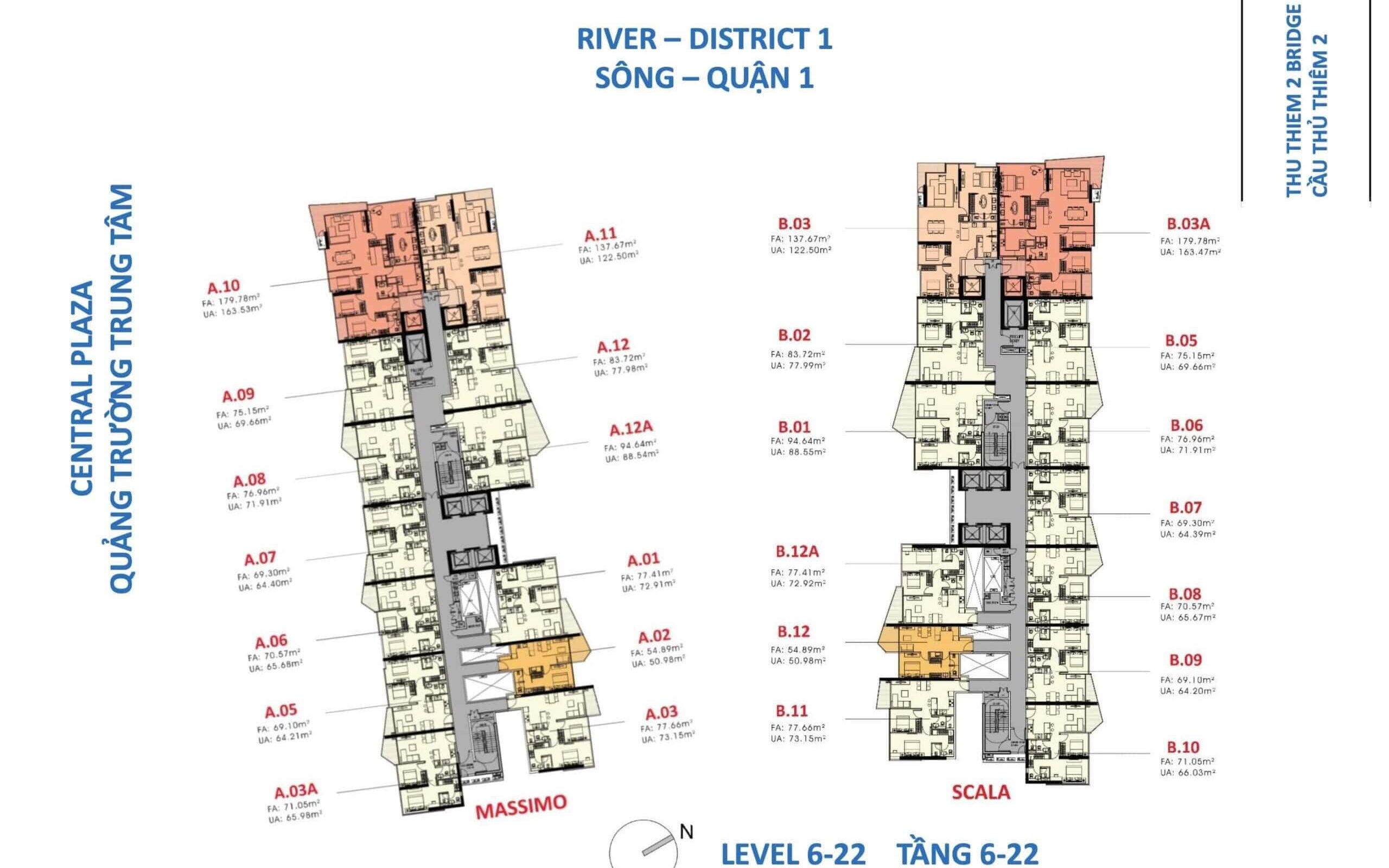 Mat Bang Can Ho The Opera Massimo Scala Metropole Thu Thiem 3 City Rise City Rise