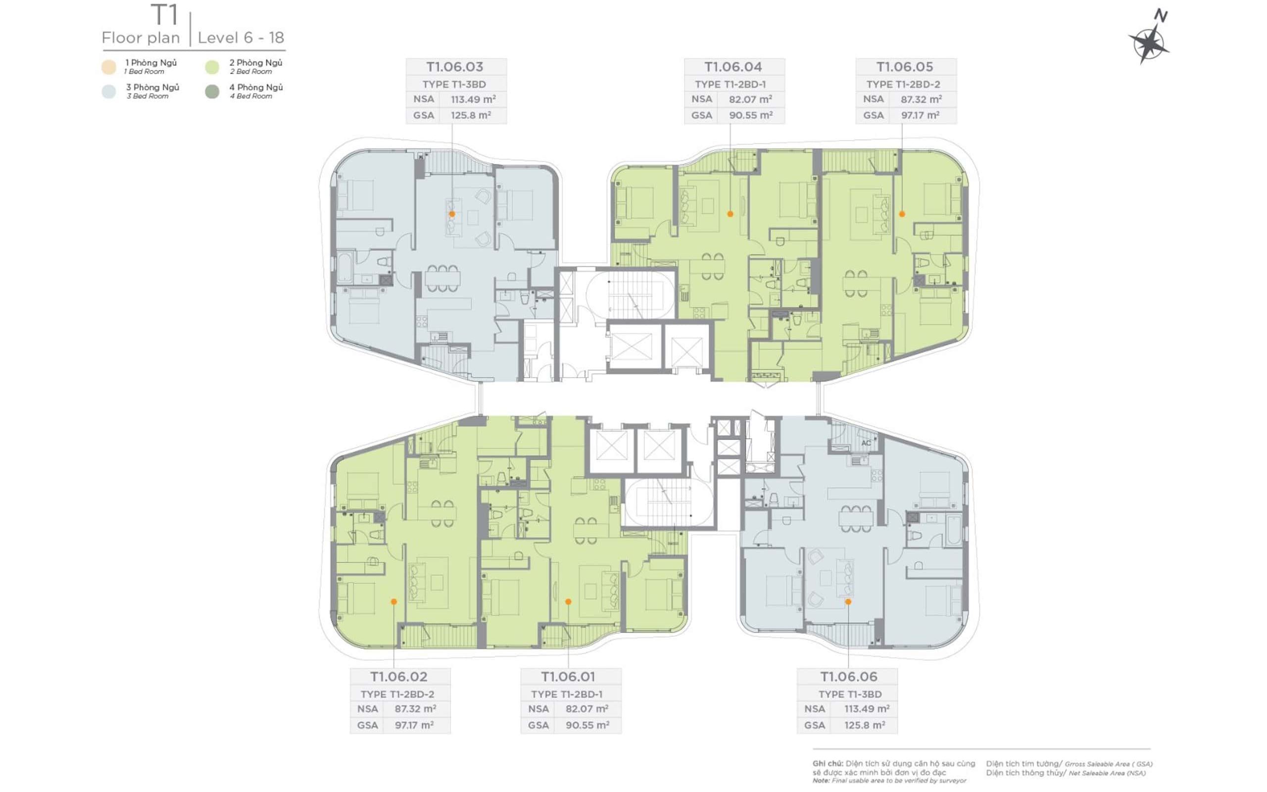 Mat Bang Tang Can Ho Zeit River Thu Thiem Tp Thu Duc Thap T1 Tang 6 18 City Rise