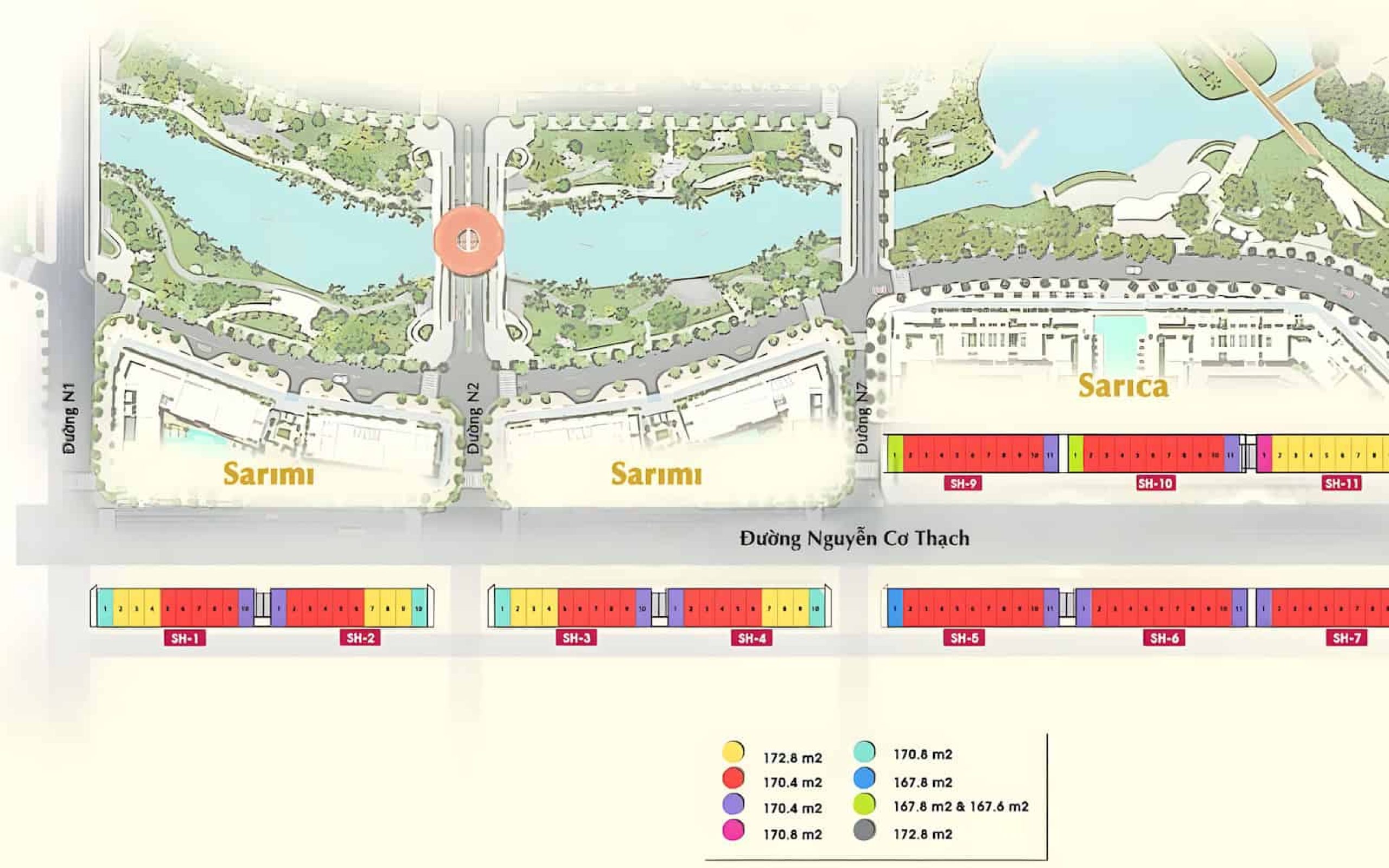 Mat Bang Tong The Shophouse Nguyen Co Thach Kdt Sala Thu Thiem Tp Thu Duc City Rise